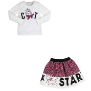 EMC - Disney Marie Skirt Set - White