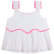 BILLIEBLUSH - Billi Blouse & Skirt Set - White