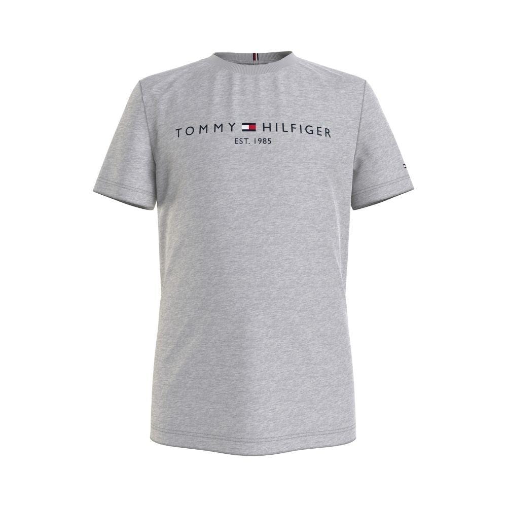 TOMMY HILFIGER - Essential Logo Tee - Grey