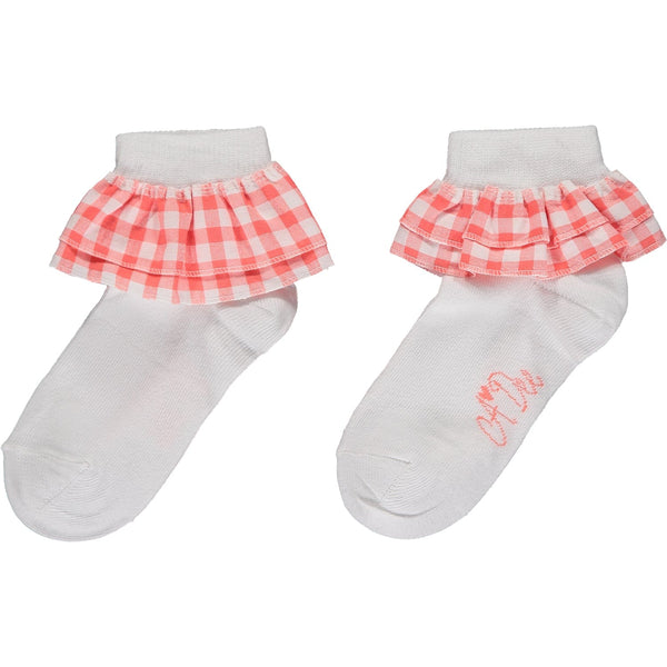 A DEE - Yumi Garden Party Ankle Socks - White