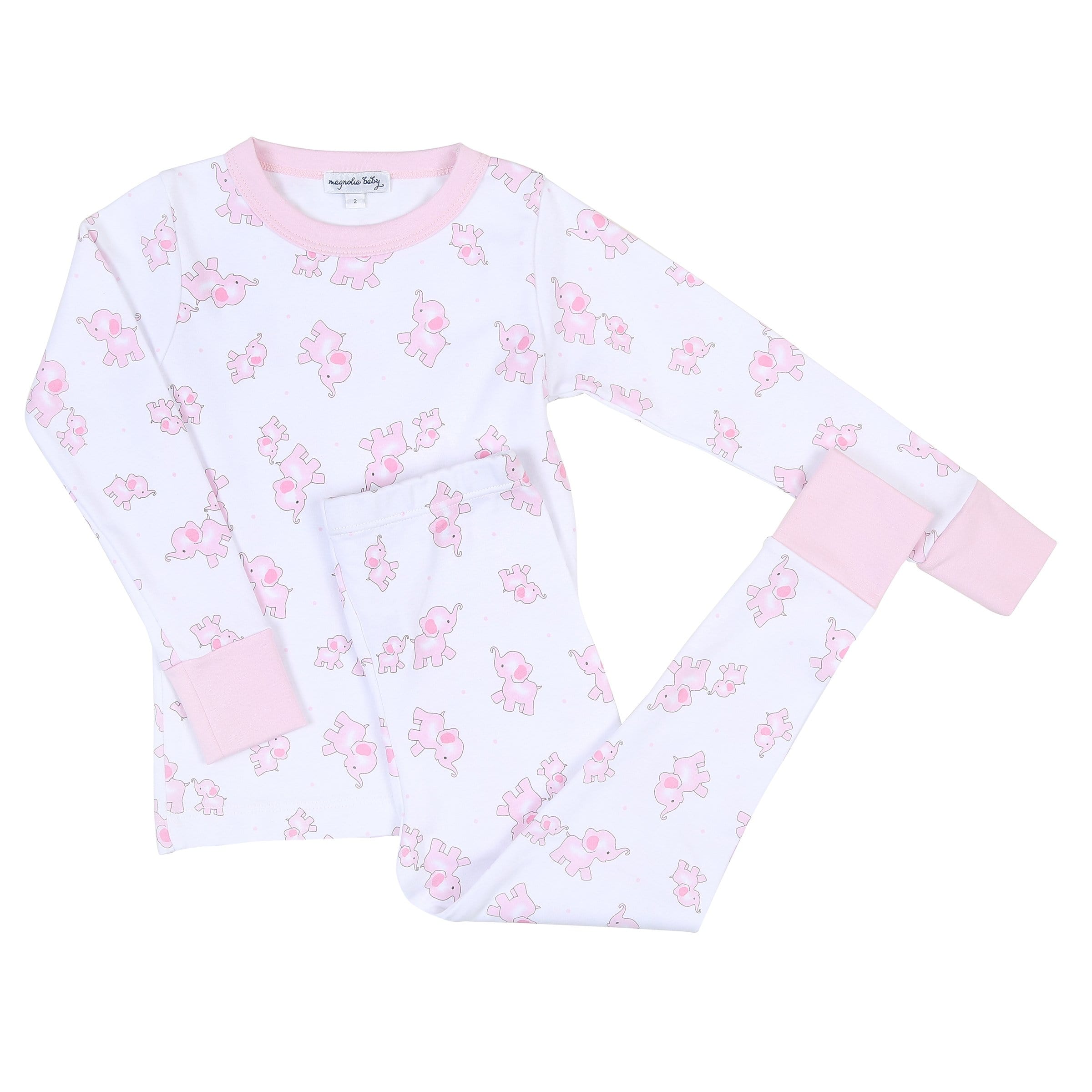 MAGNOLIA BABY - Tiny Elephants Pyjamas - Pink