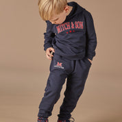 MITCH & SON - Flynn Hoody Logo Tracksuit - Blue Navy