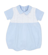 Rapife - Broderie Anglaise Detail  Romper - Blue