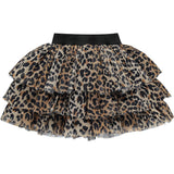 A DEE - Leopard Tule Skirt Set - Black