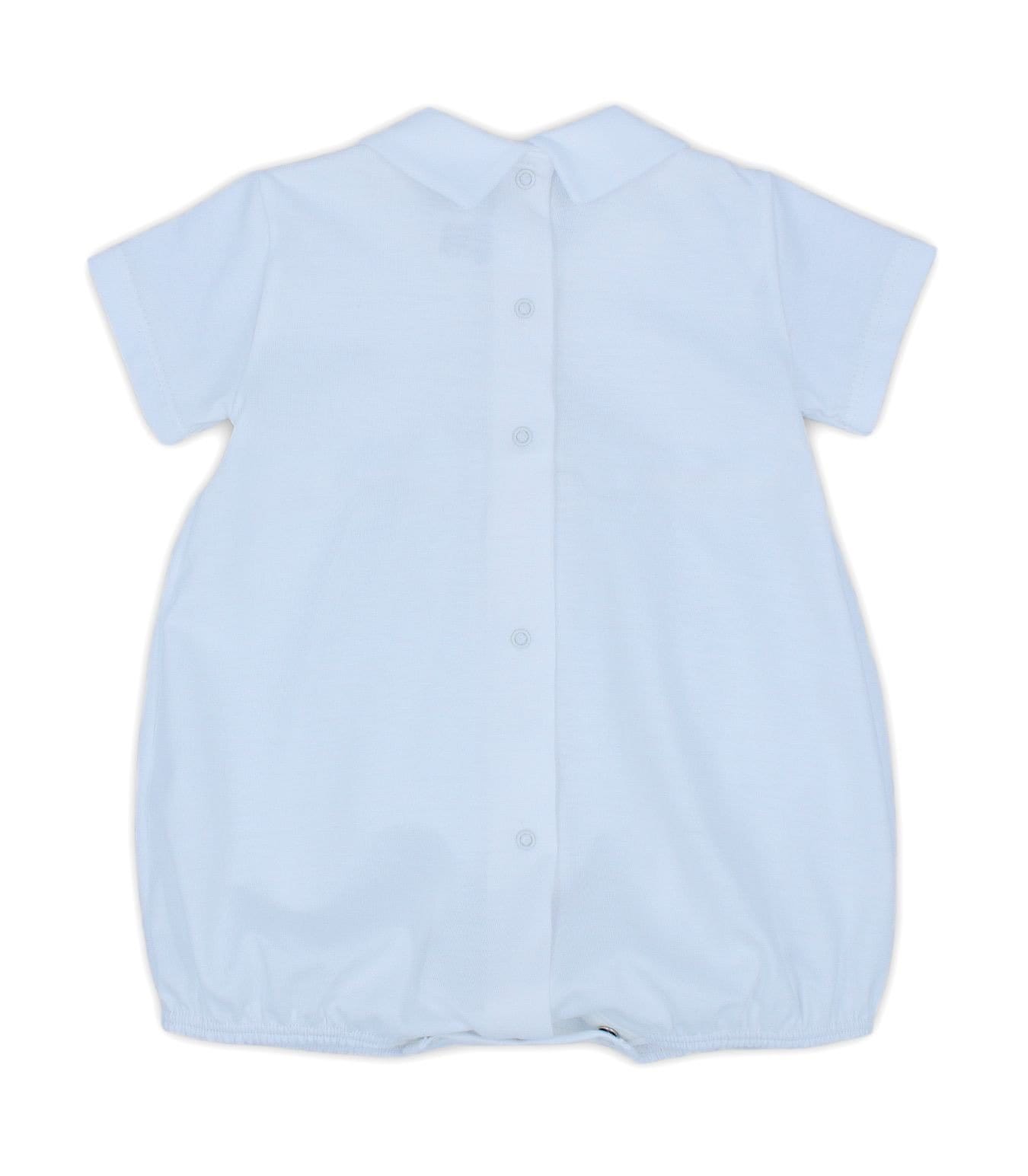Rapife - Broderie Anglaise Detail  Romper - Blue