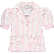 A DEE - Finlay Stripe Blazer - Pink