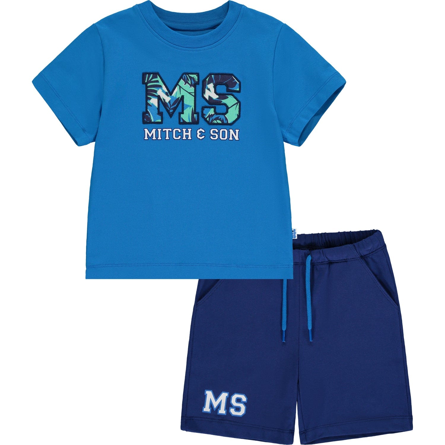MITCH & SON - Kian King Of The Jungle Logo Soft Set - Bright Blue