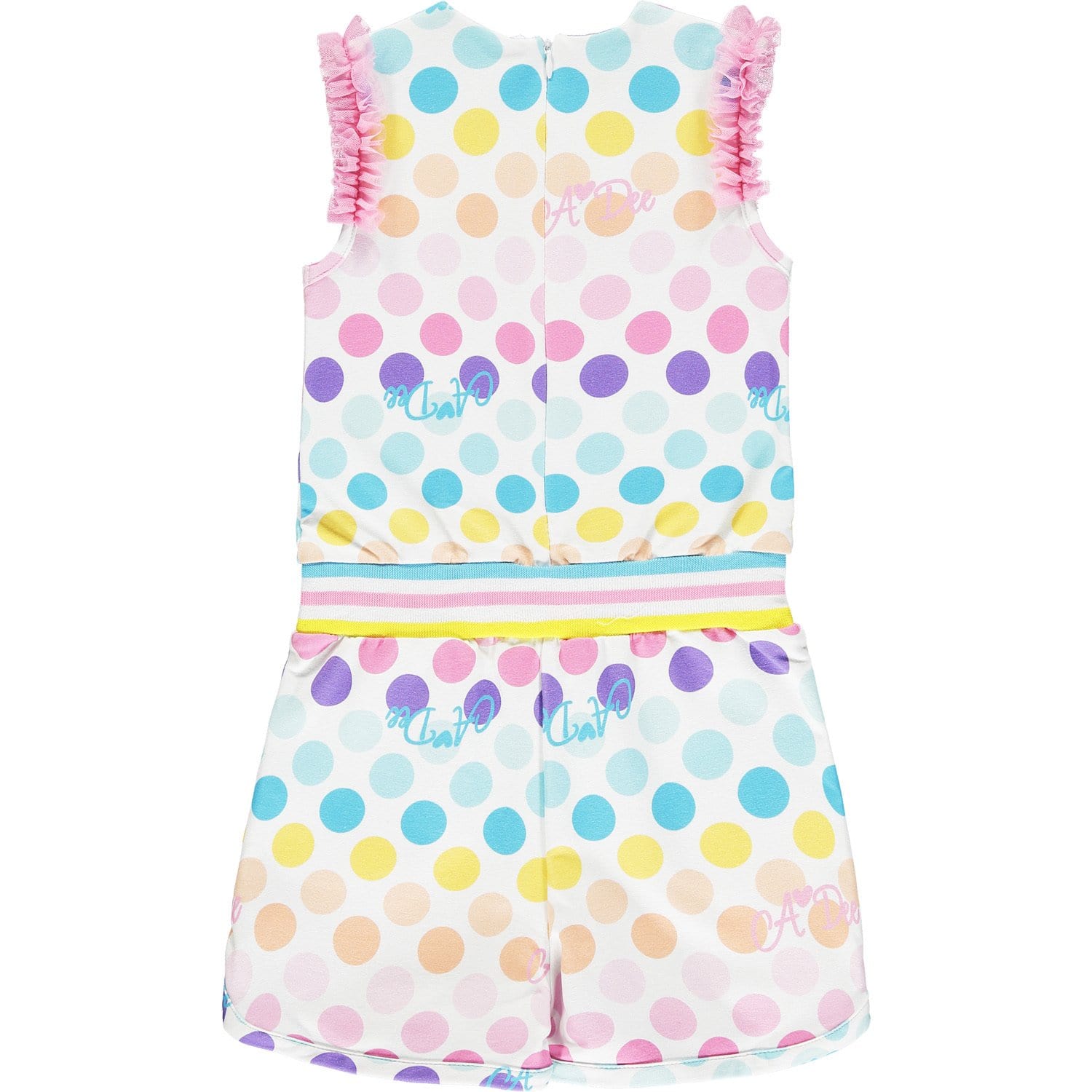 A DEE - Polka Dot Playsuit