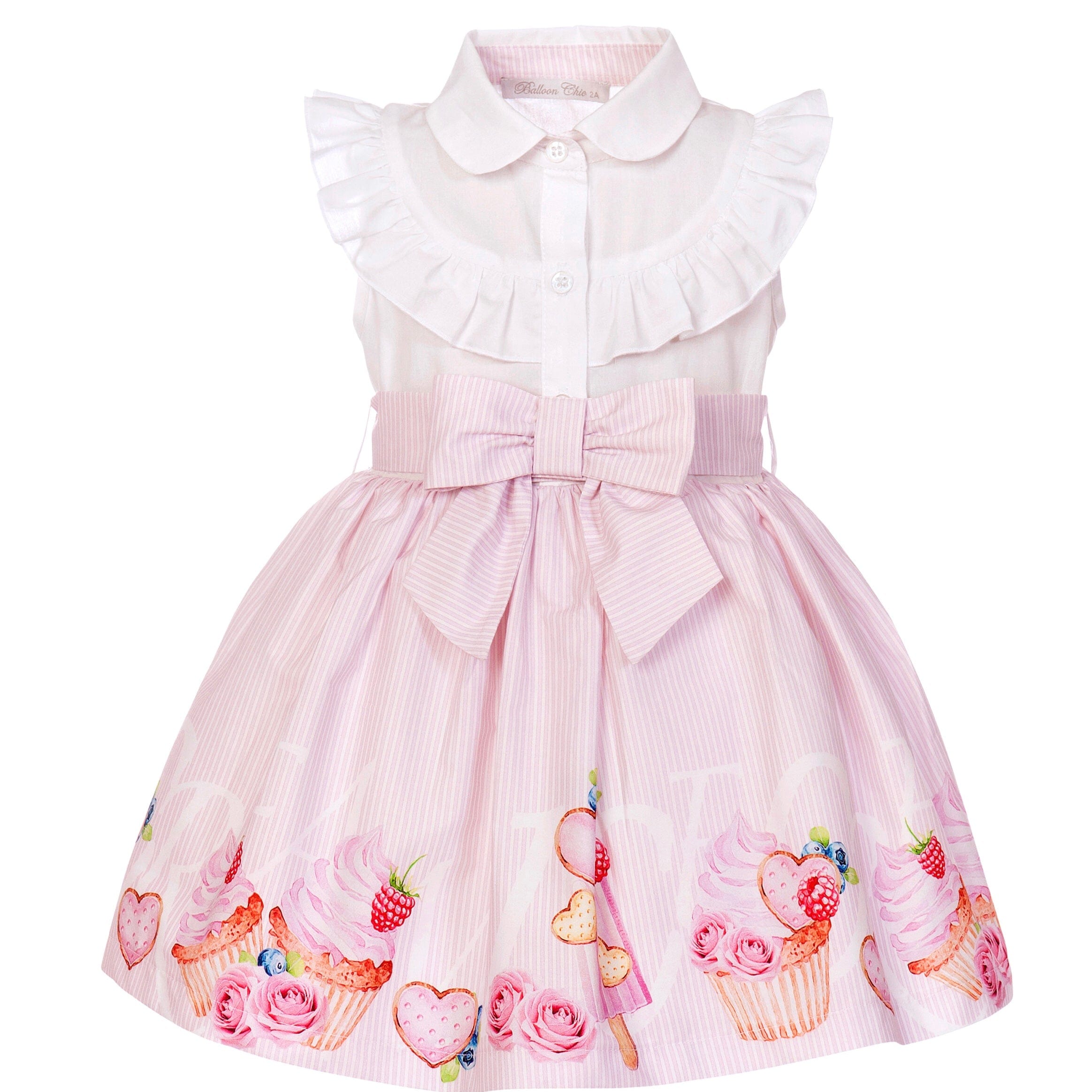 BALLOON CHIC - Cupcake Blouse Dress - Pink