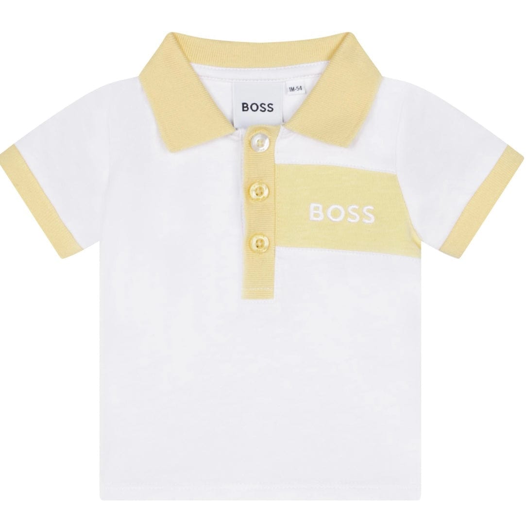 HUGO BOSS - Polo Short Set - Yellow