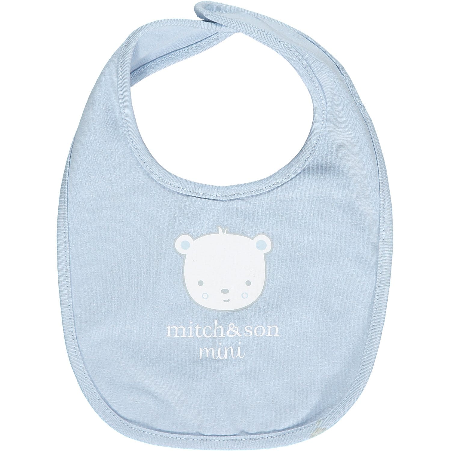 MITCH & SON - Duke Baby Bib - Pale Blue