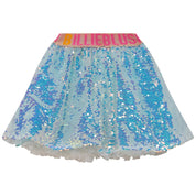 BILLIEBLUSH - Tye Top & Sequins Skirt Set - Iridescent