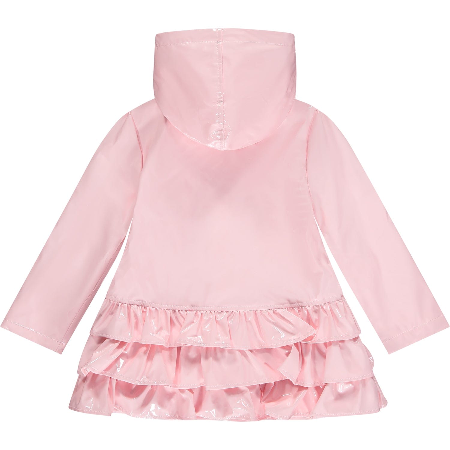 A DEE - Poppy Frill Raincoat - Pale Pink