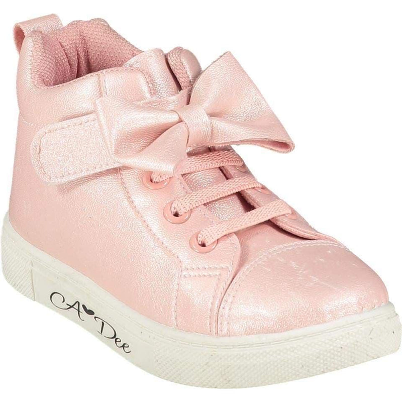 A Dee - High Top Trainer - Pink