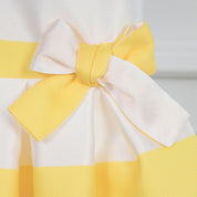 ABEL & LULA - Jacquard Stripe Dress - Yellow