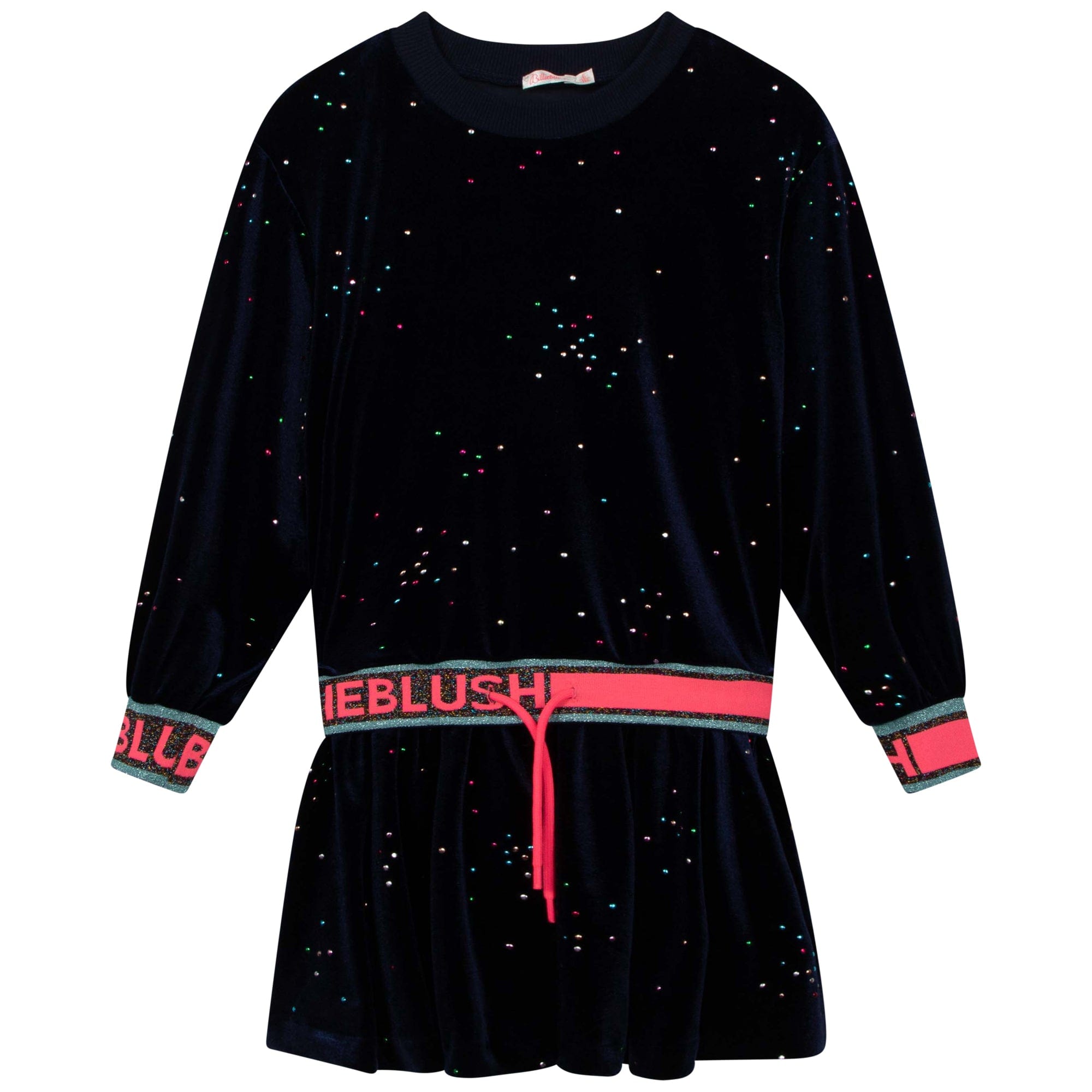 BILLIEBLUSH - Velvet Dress - Navy