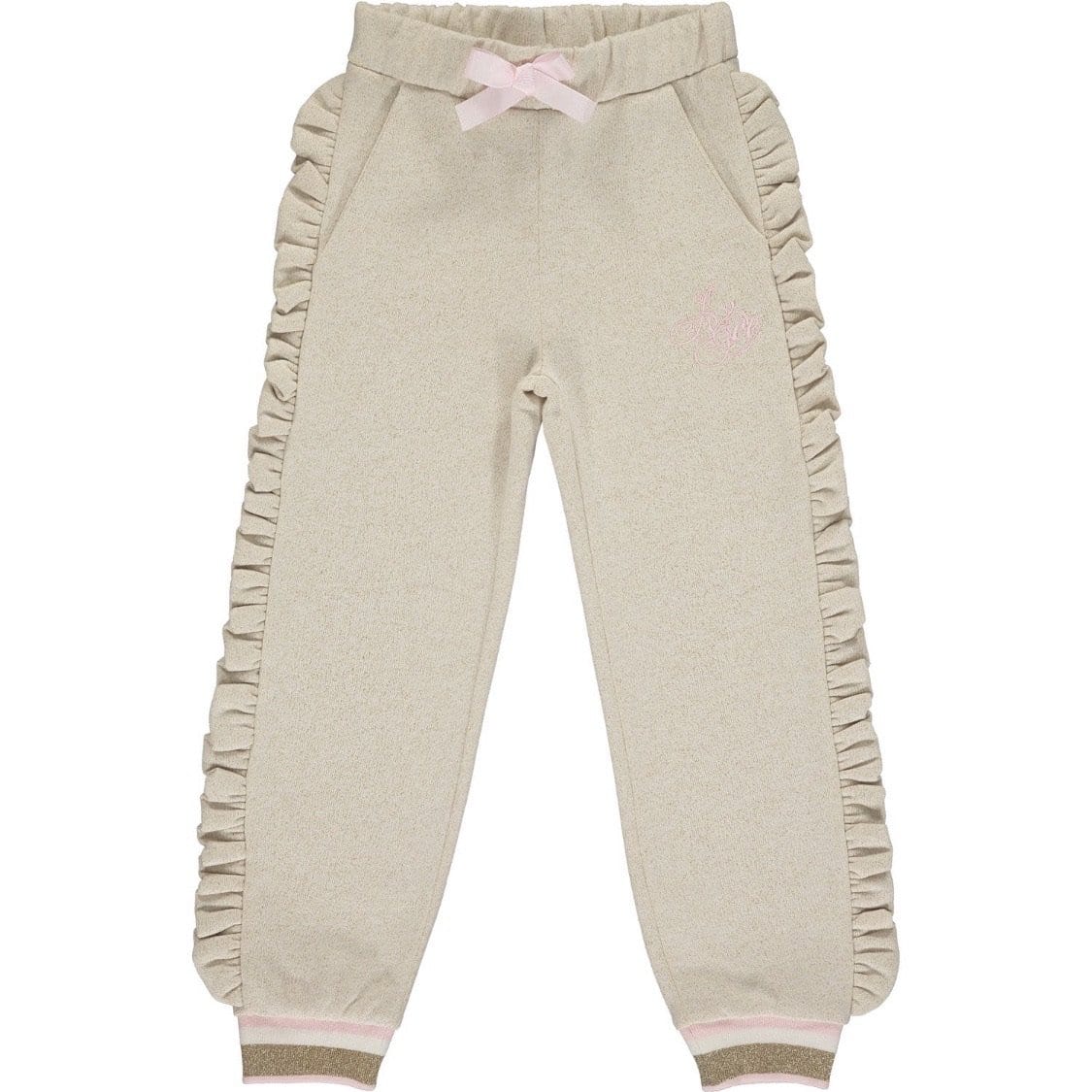 A Dee - Two Piece Tracksuit - Cream/Pink