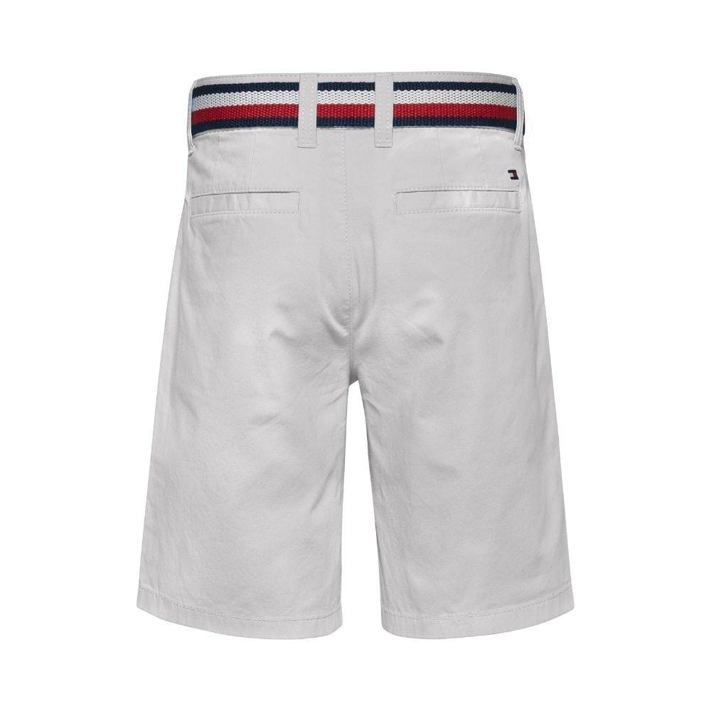 TOMMY HILFIGER - Essential Belted Chino Shorts - Beige