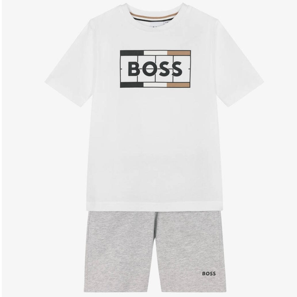 HUGO BOSS - Boss Short Set - White