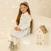 Daga - Into The Blue Pinafore Set - Blue
