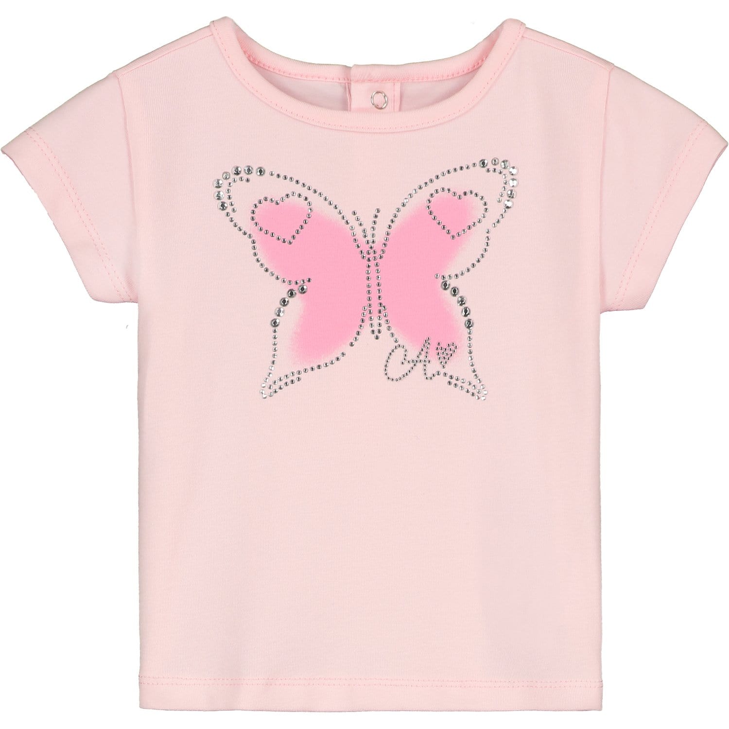 LITTLE A - Darla Butterfly Skirt Set - Pink