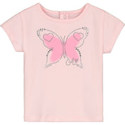 LITTLE A - Darla Butterfly Skirt Set - Pink