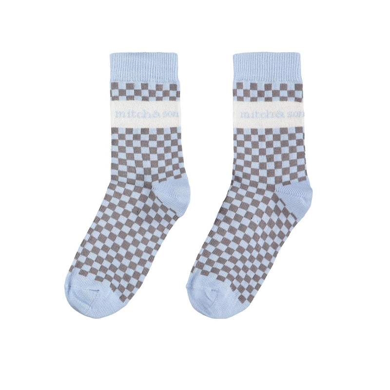 MITCH & SON - Ed Two Pack Socks - Pale Blue