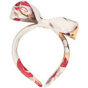 A DEE - Missy Teddy Bow Hairband - Cream