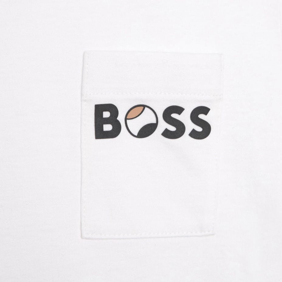 HUGO BOSS - Tennis  Pocket Tee-Shirt - White