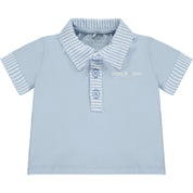 MITCH & SON - Dylan Mini Polo Short Set - Pale Blue