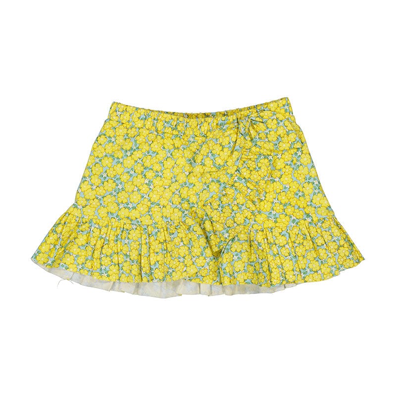 MAYORAL - Floral Bikini With Skirt - Yellow