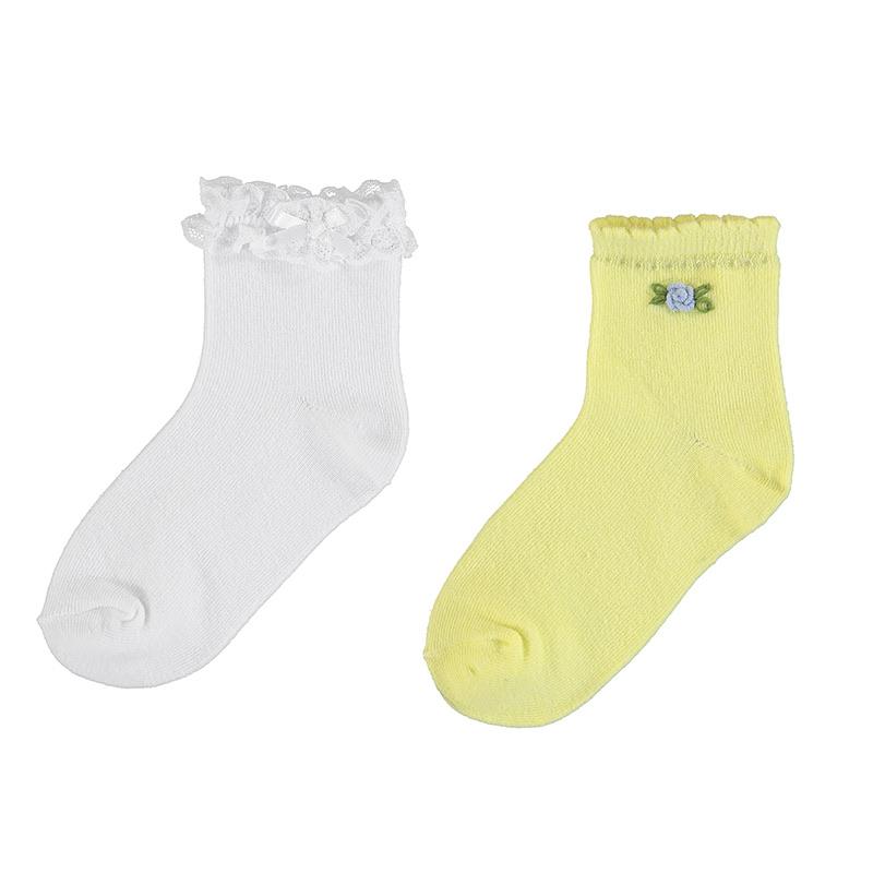 MAYORAL - Rose Sock Set - Yellow