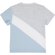 MITCH & SON - Ace Diagonal Signature T Shirt - Grey