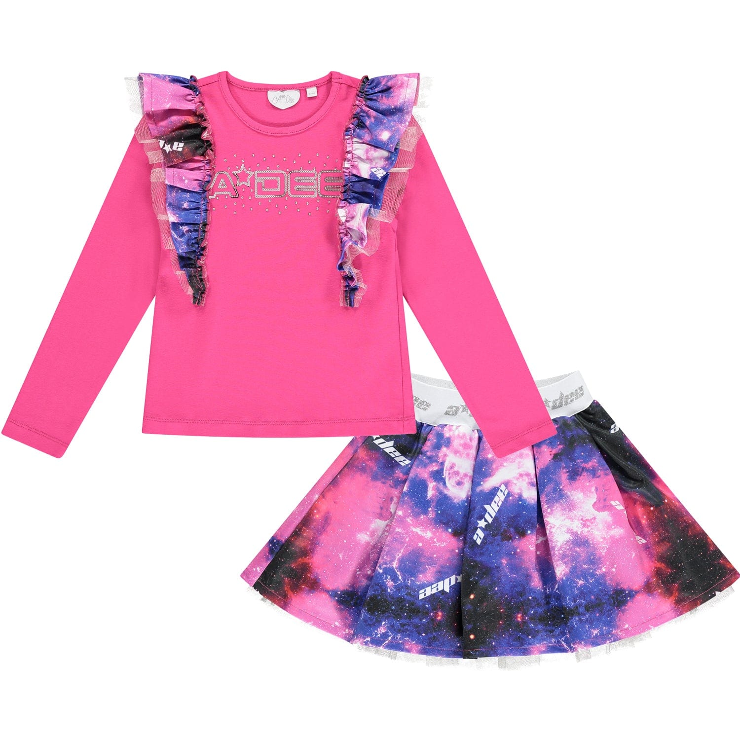 A DEE - Starla Galaxy Skirt Set - Pink Glaze