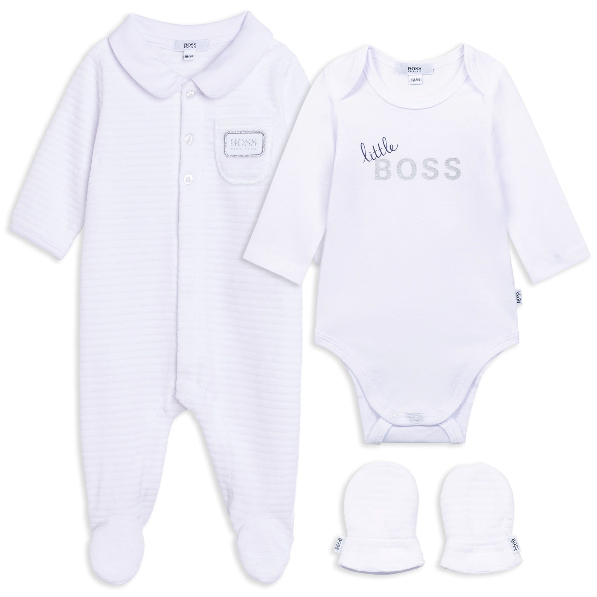HUGO BOSS - Four Piece Pyjama Set - White