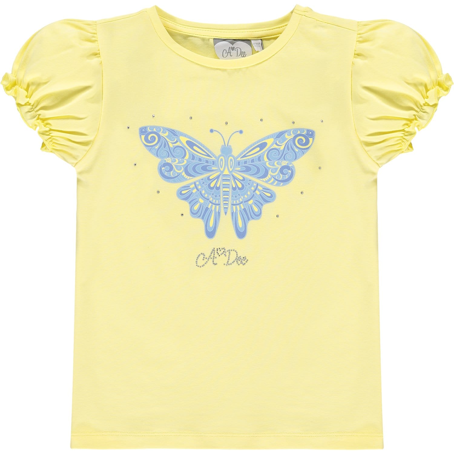 A DEE - Jenny & Jacklyn Butterfly Skirt Set - Lemon