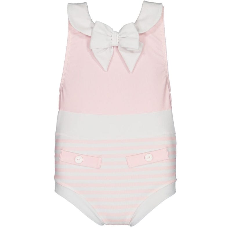 SAL & PIMENTA - Pink Sailor Swimsuit - White