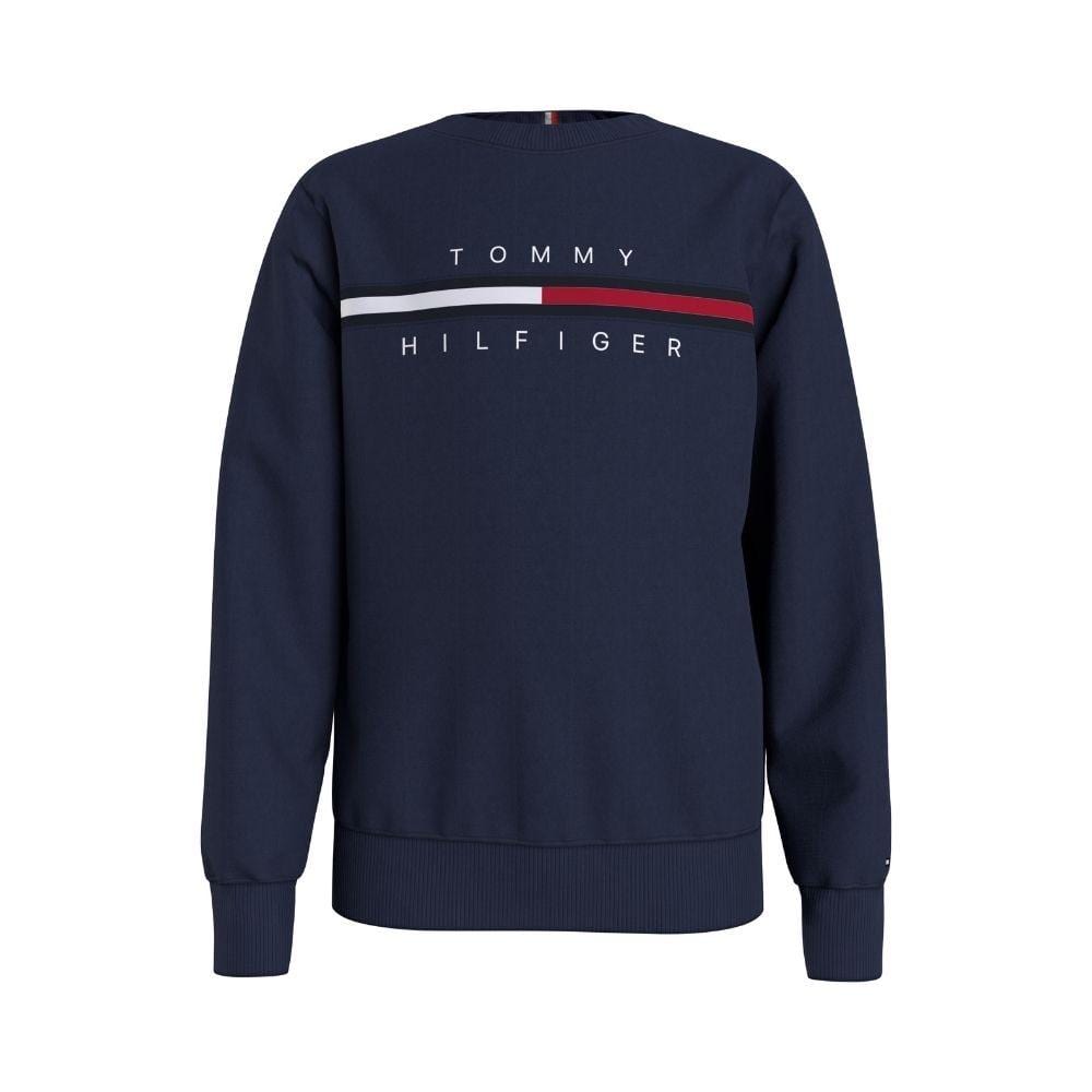 TOMMY HILFIGER - Flag Sweatshirt - Navy