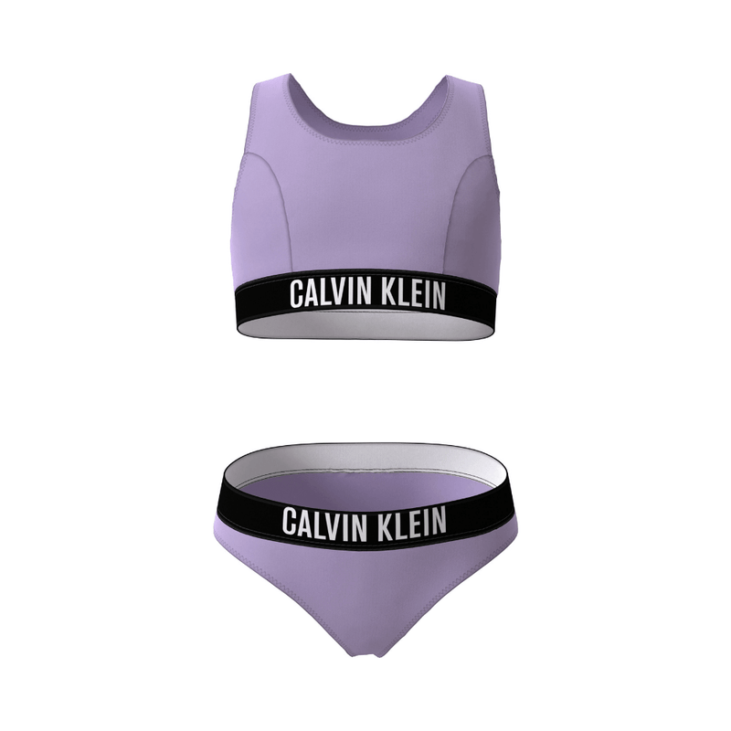 CALVIN KLEIN - Bralette Bikini Set - Lilac