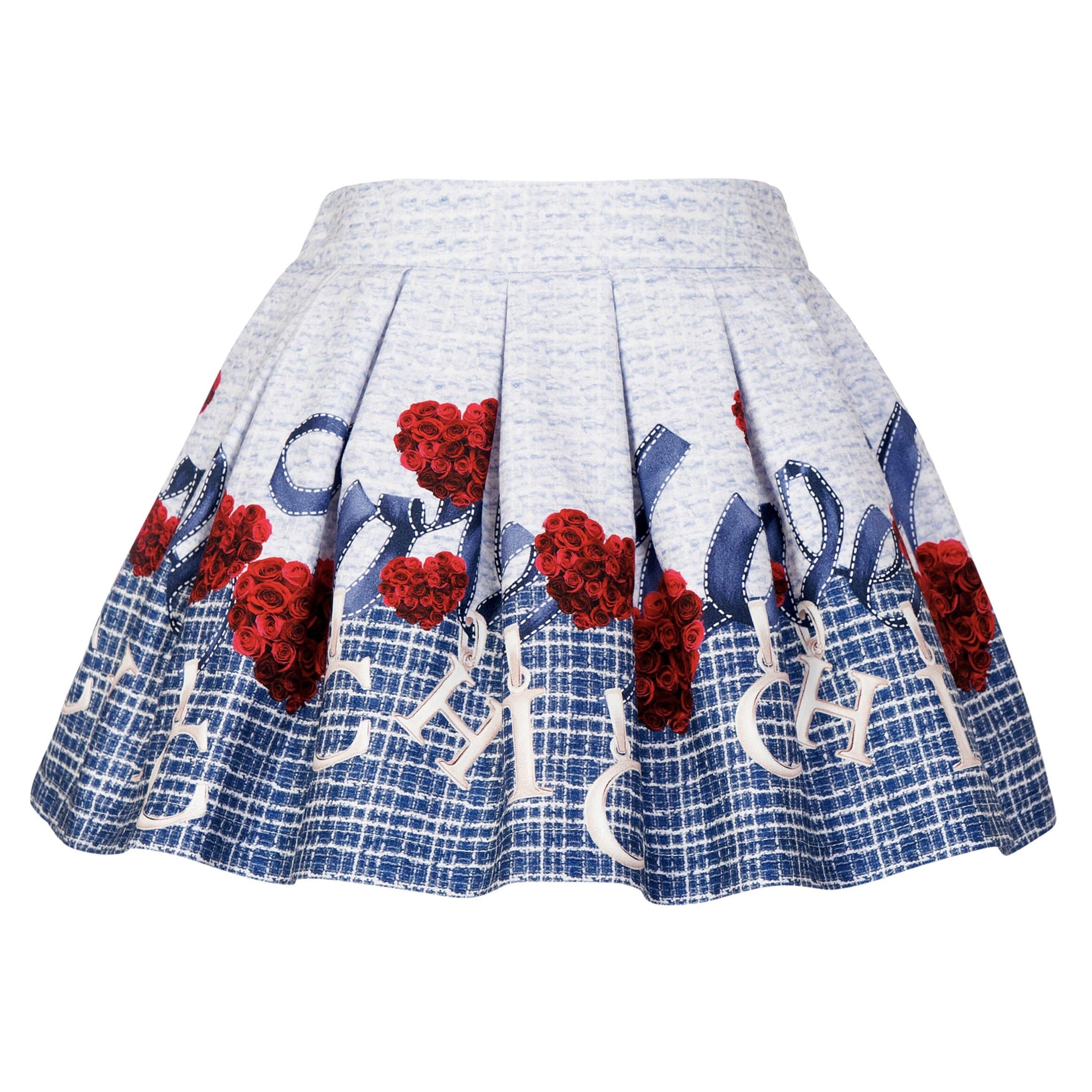 BALLOON CHIC - Chic Rose  Skirt Set  - Blue