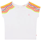 BILLIEBLUSH - Top & Fun Denim Short  & Jacket Set - White