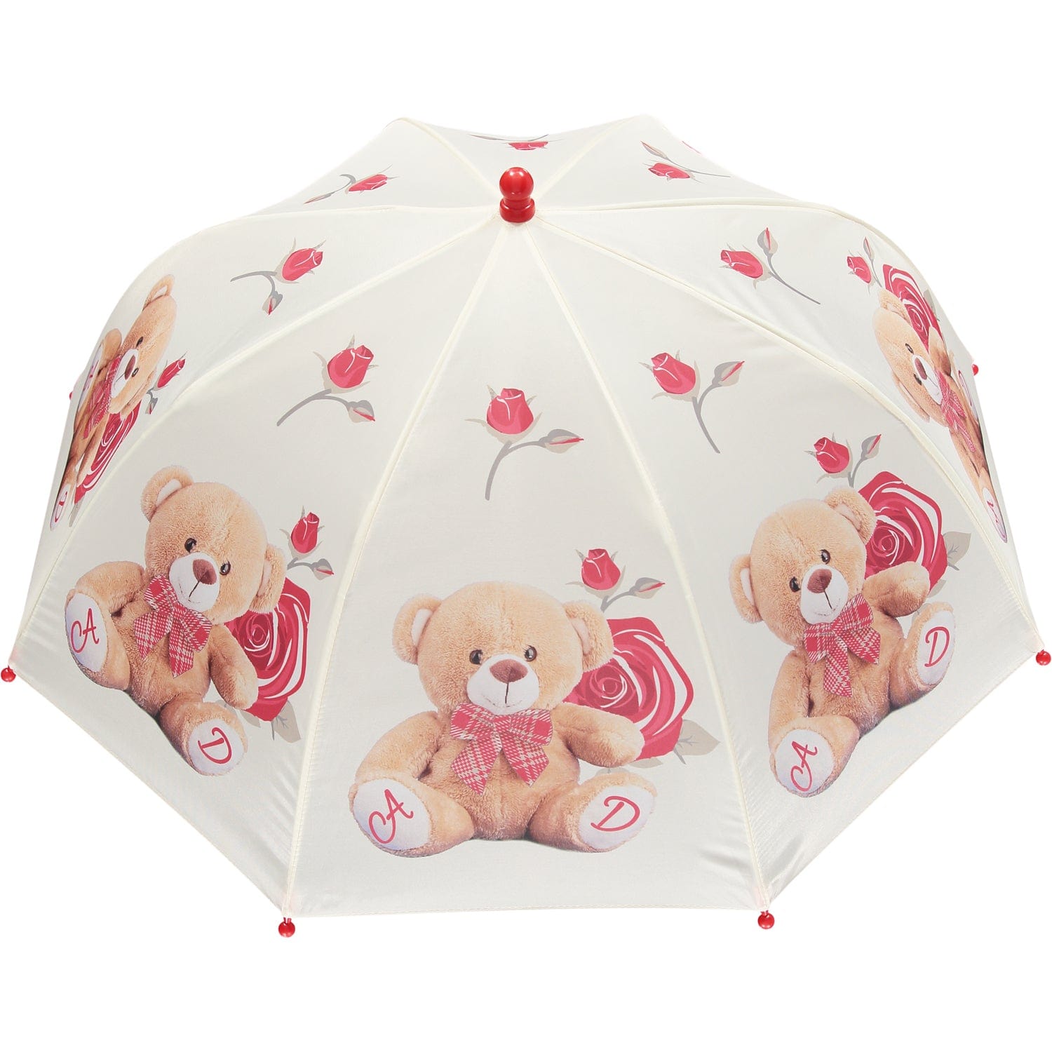A DEE - Brolly Teddy Print Umbrella - Cream