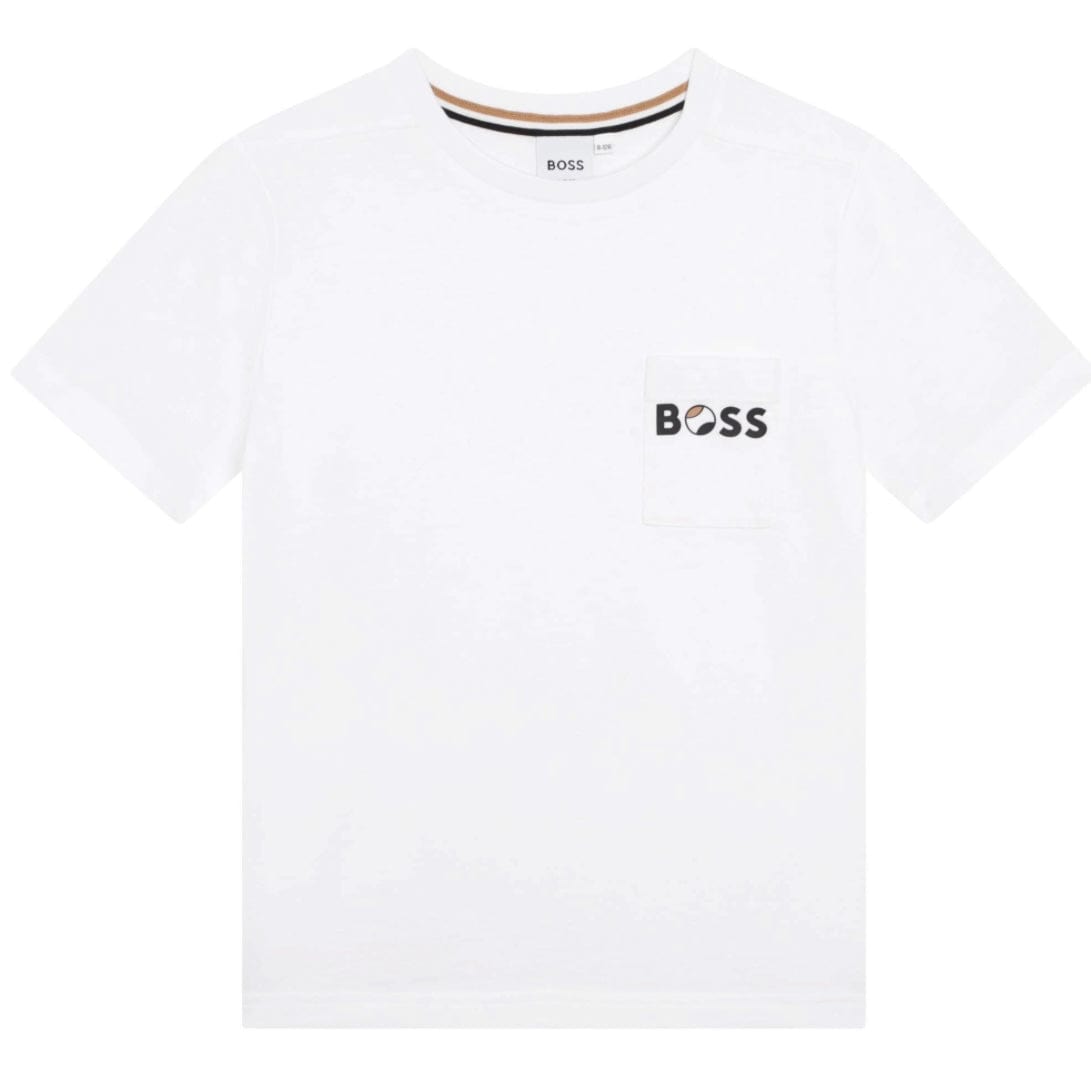 HUGO BOSS - Tennis  Pocket Tee-Shirt - White