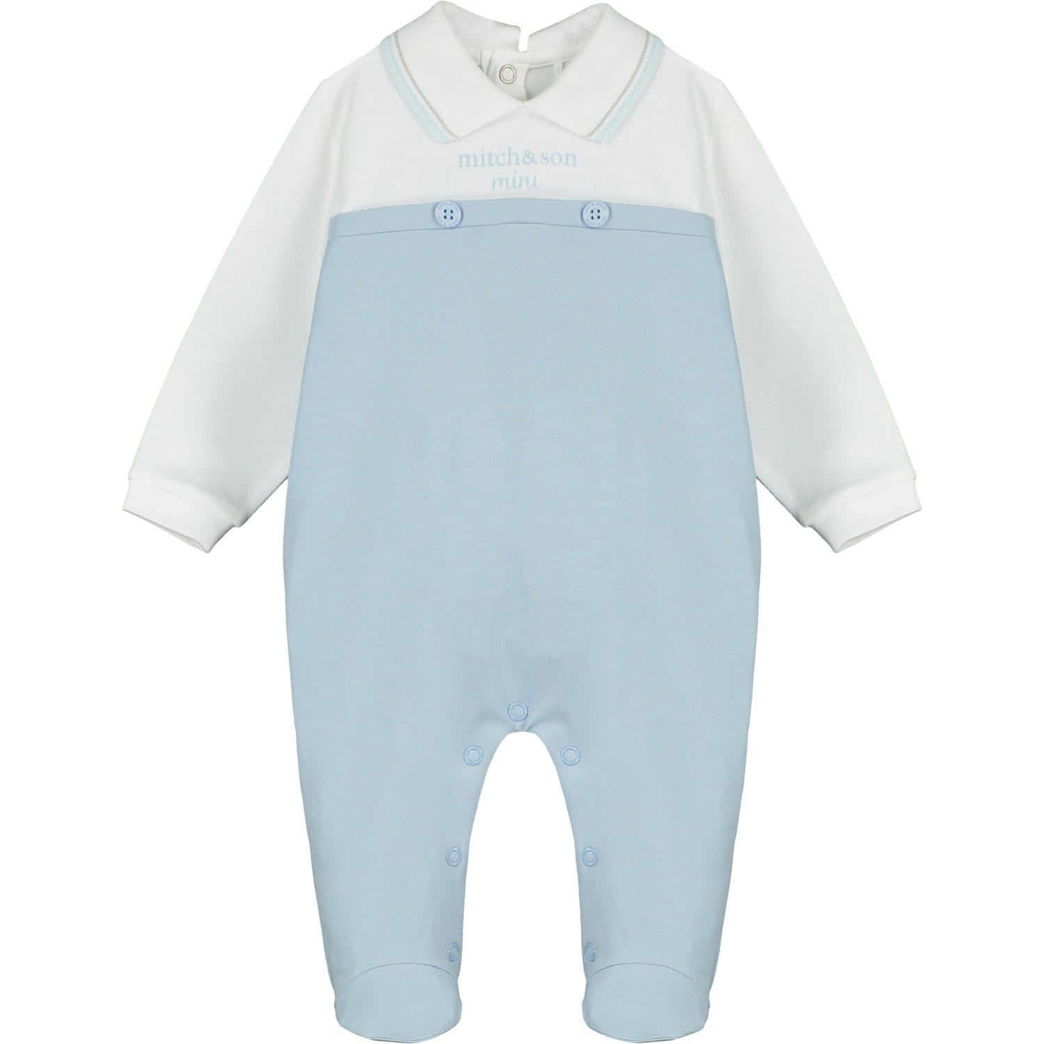 MITCH & SON - Dexter Babygrow - Pale Blue