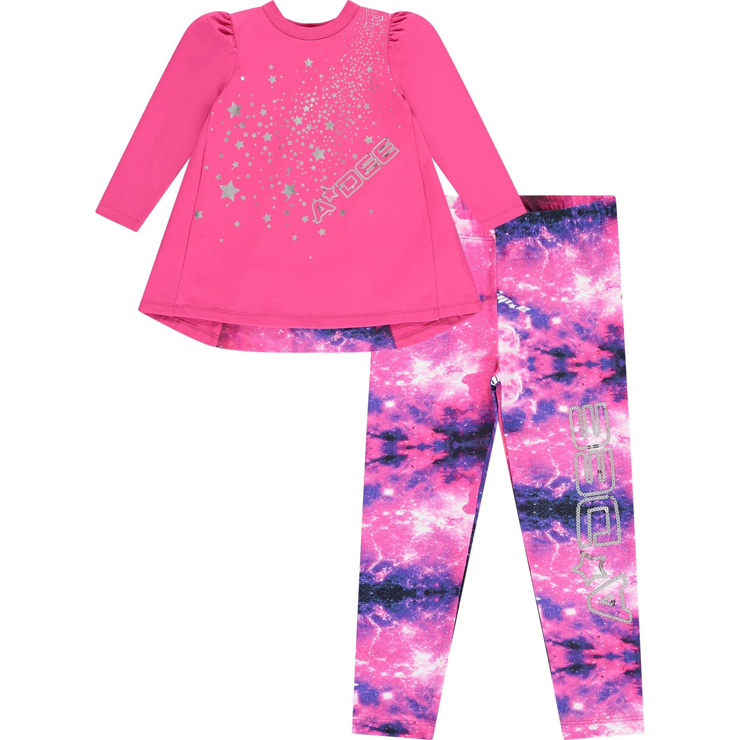 A DEE - Spirit Star Galaxy Legging Set - Pink Glaze