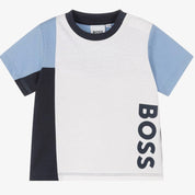 HUGO BOSS - Colour Block Tee-Shirt - Blue