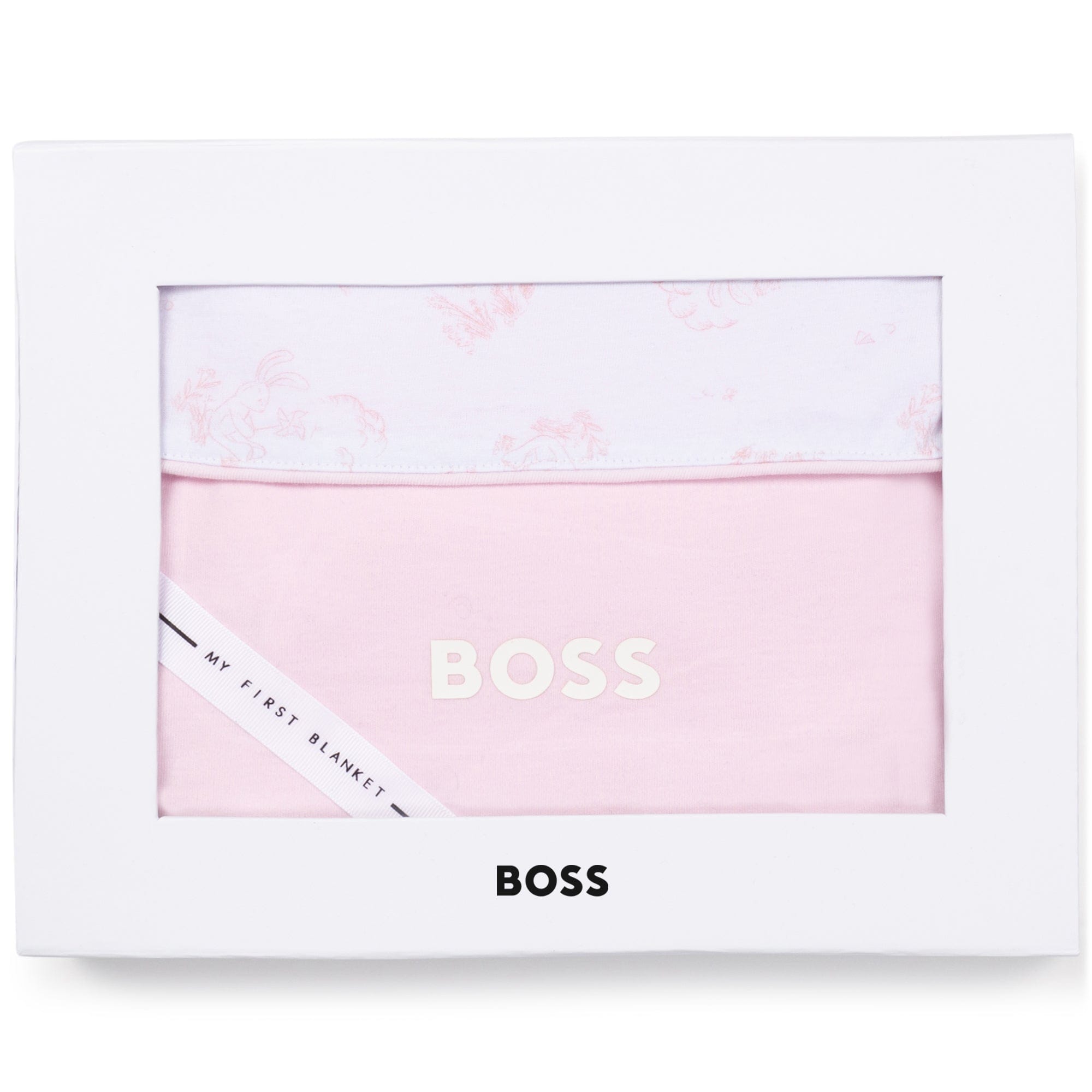 HUGO BOSS - Reversible Blanket - Pink