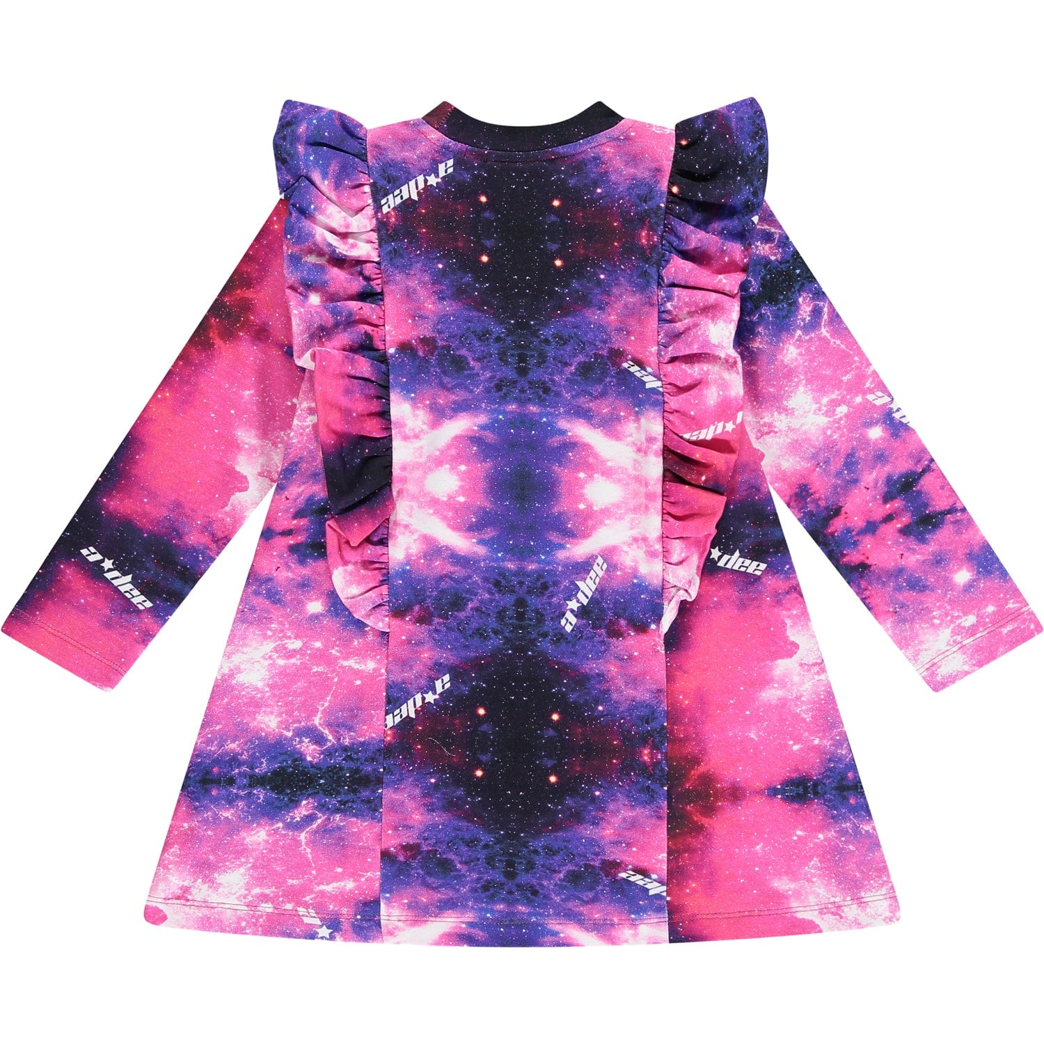 A DEE - Skye Frill Galaxy Print Dress - Pink Glaze