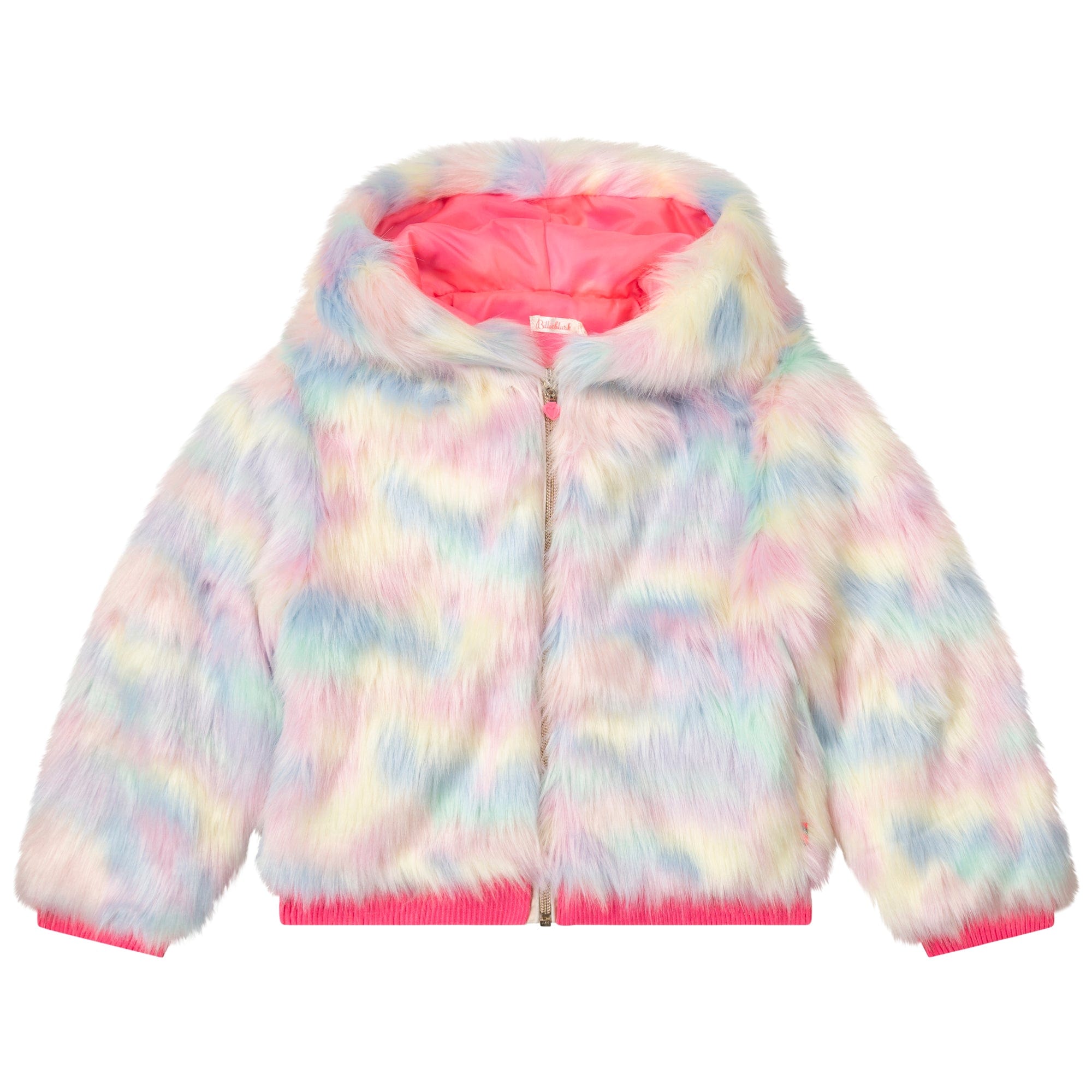 BILLIEBLUSH - Faux Fur Jacket - Pastel – Bluebells Boutique