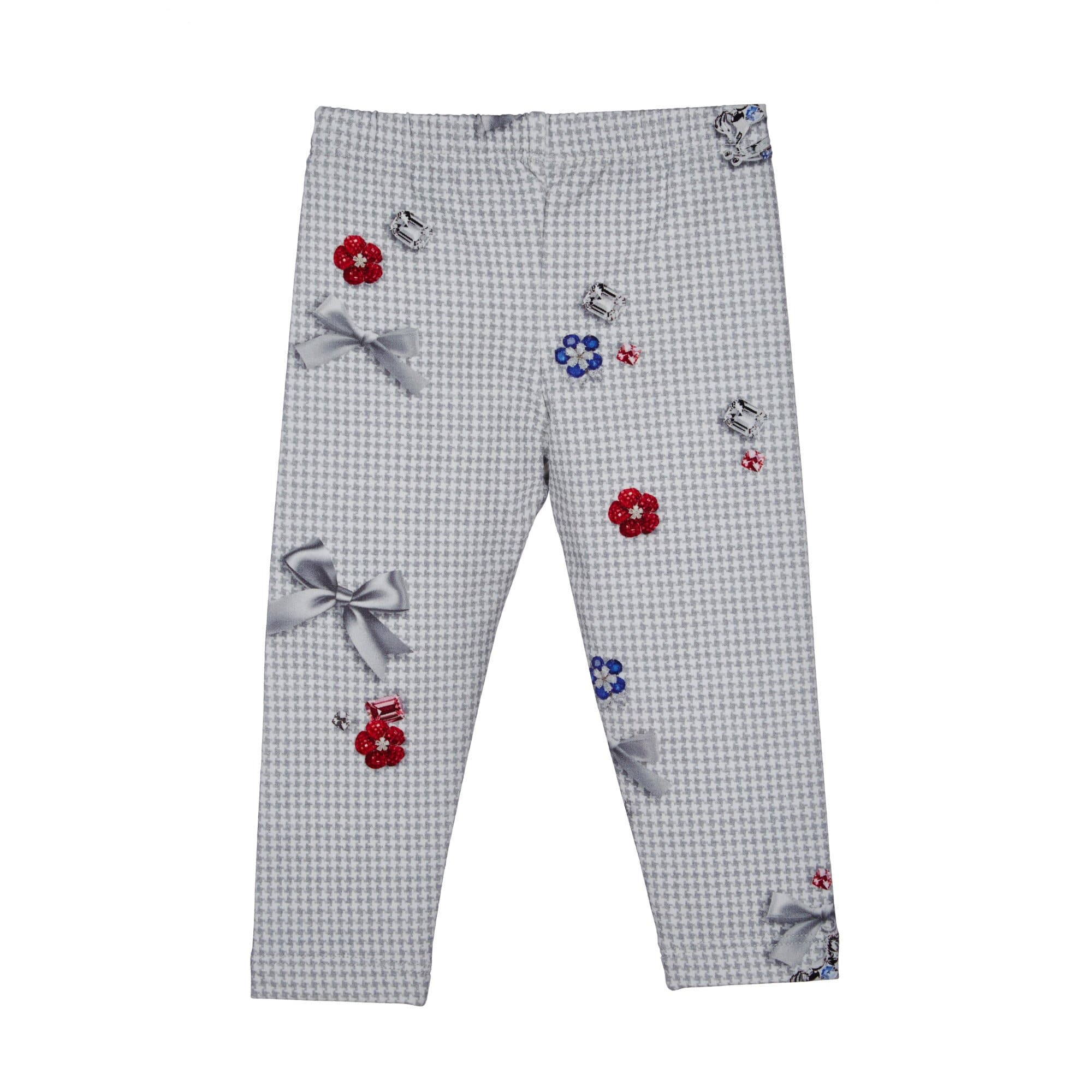 LAPIN HOUSE - Dogtooth Jewel Legging Set - Grey